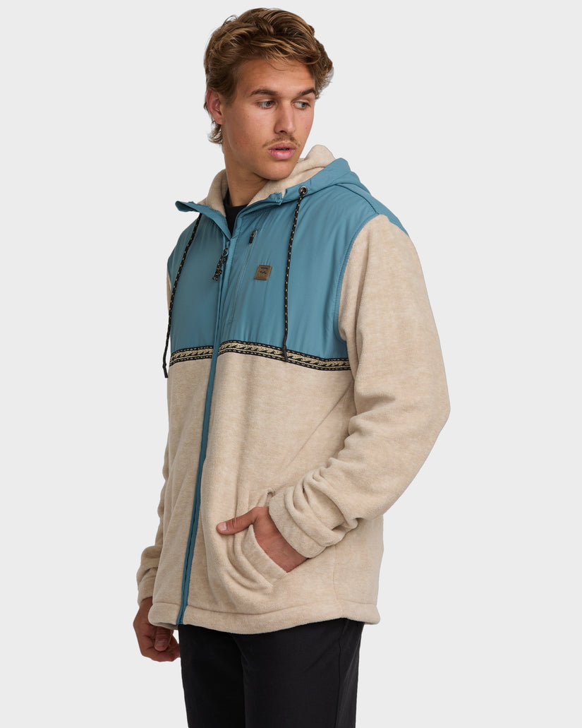 Mens Boundary Lite Zip Up Hoodie