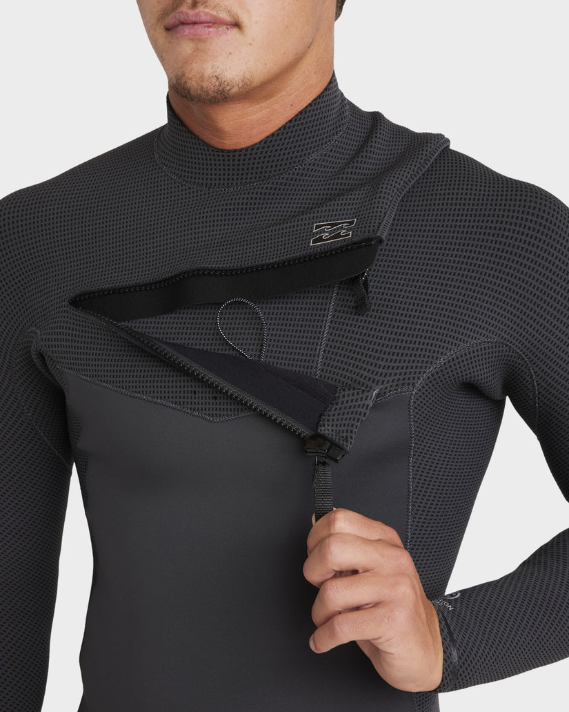 Mens 3/2mm Revolution Natural Chest Zip Steamer Wetsuit