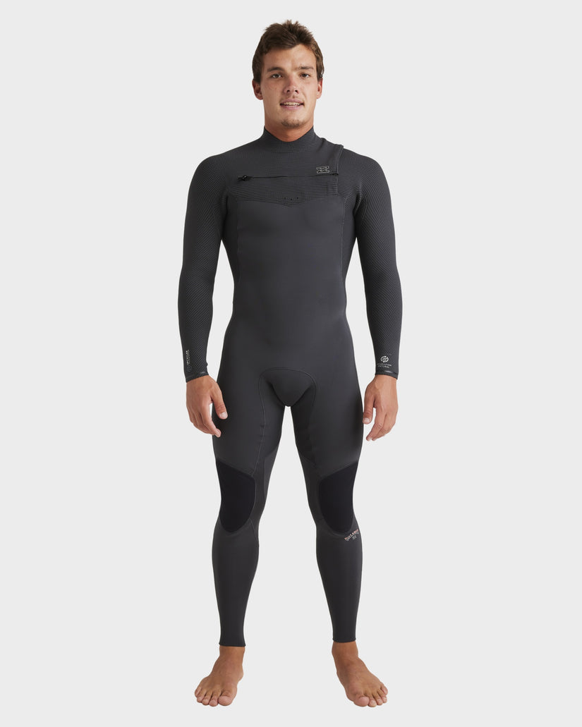 Mens 3/2mm Revolution Natural Chest Zip Steamer Wetsuit