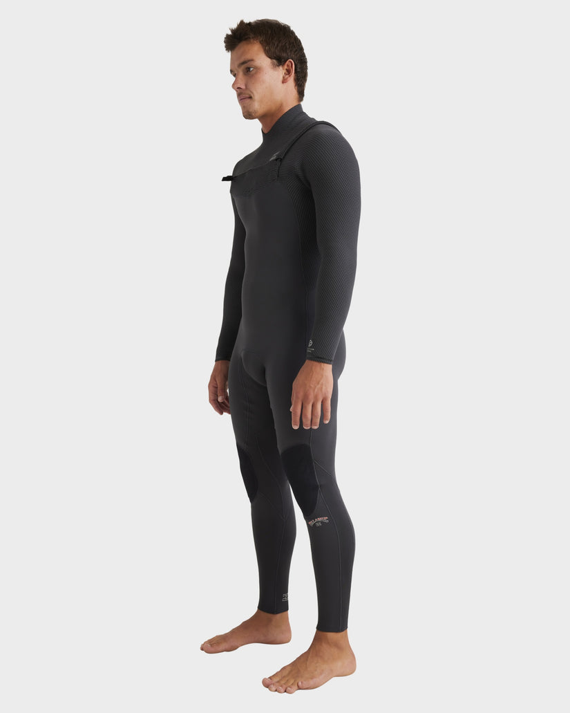 Mens 3/2mm Revolution Natural Chest Zip Steamer Wetsuit