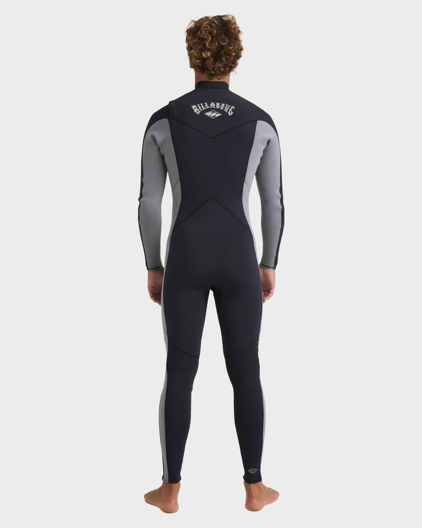 Mens 3/2mm Absolute Natural Chest Zip Steamer Wetsuit