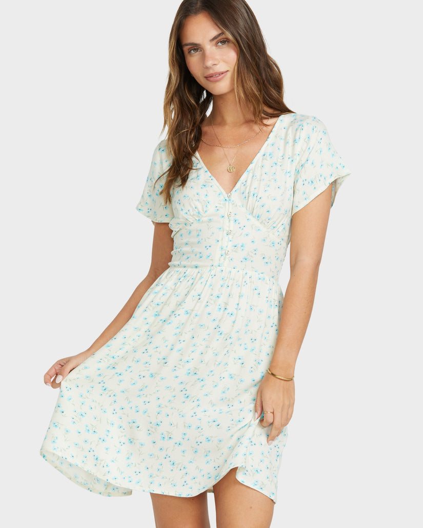 Womens Morning Sky Mini Dress