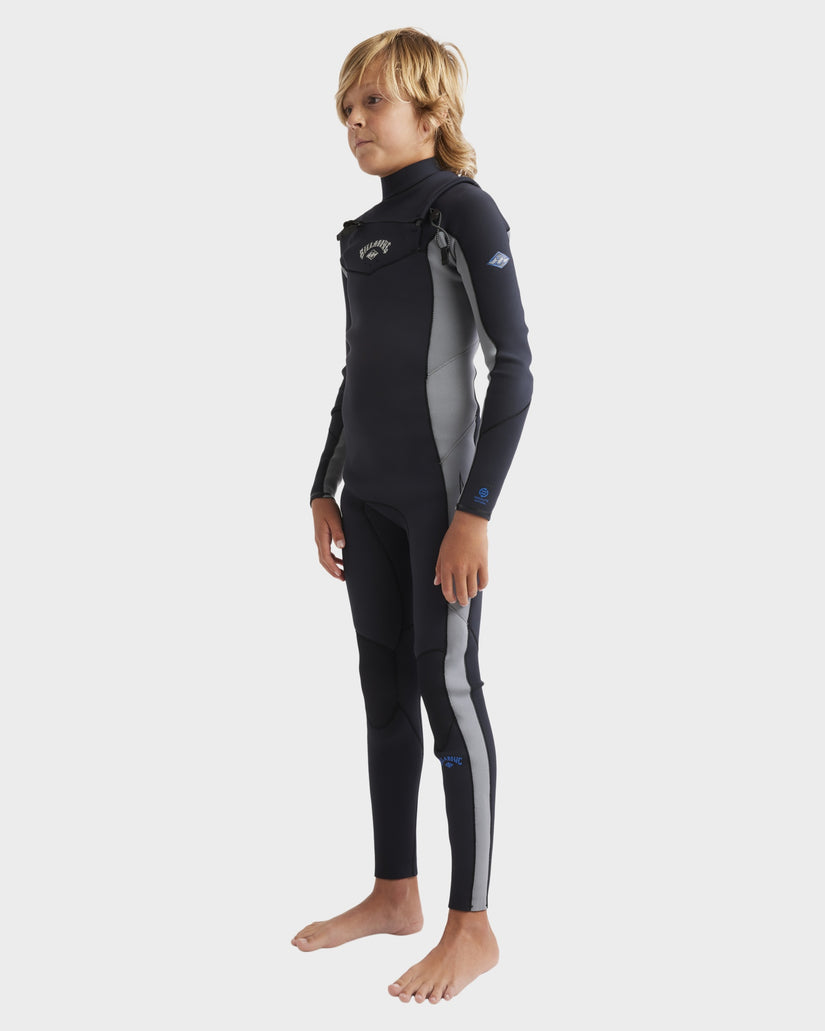 Boys 6-16 3/2mm Absolute Natural Chest Zip Steamer Wetsuit