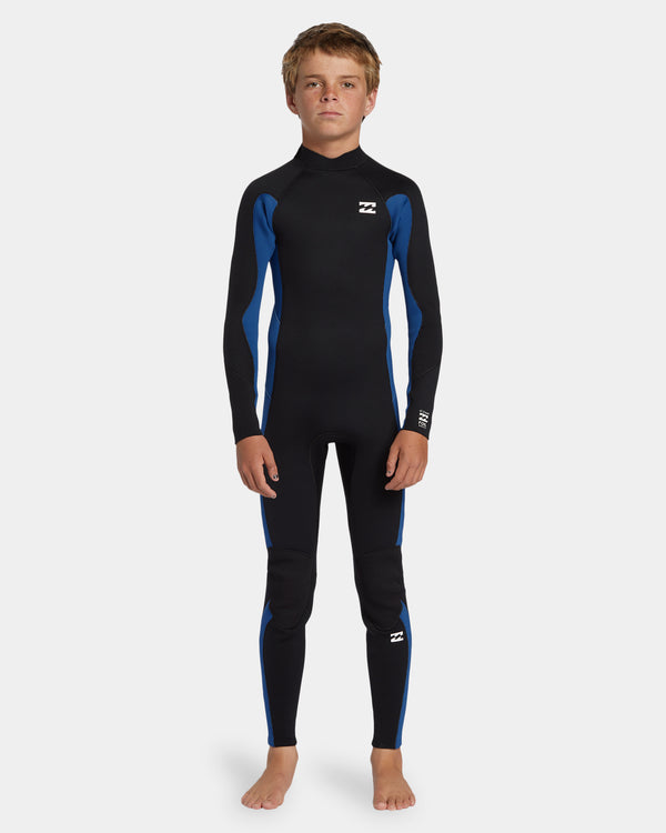 Boys 8-16 4/3mm Foil Back Zip Steamer Wetsuit