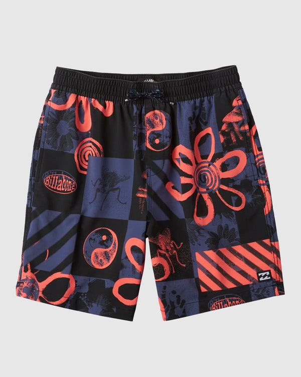 Boys 8-16 Sundays Layback Boardshorts