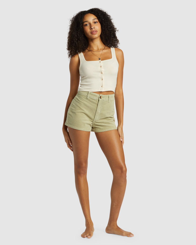 Womens Free Fall Cord Shorts