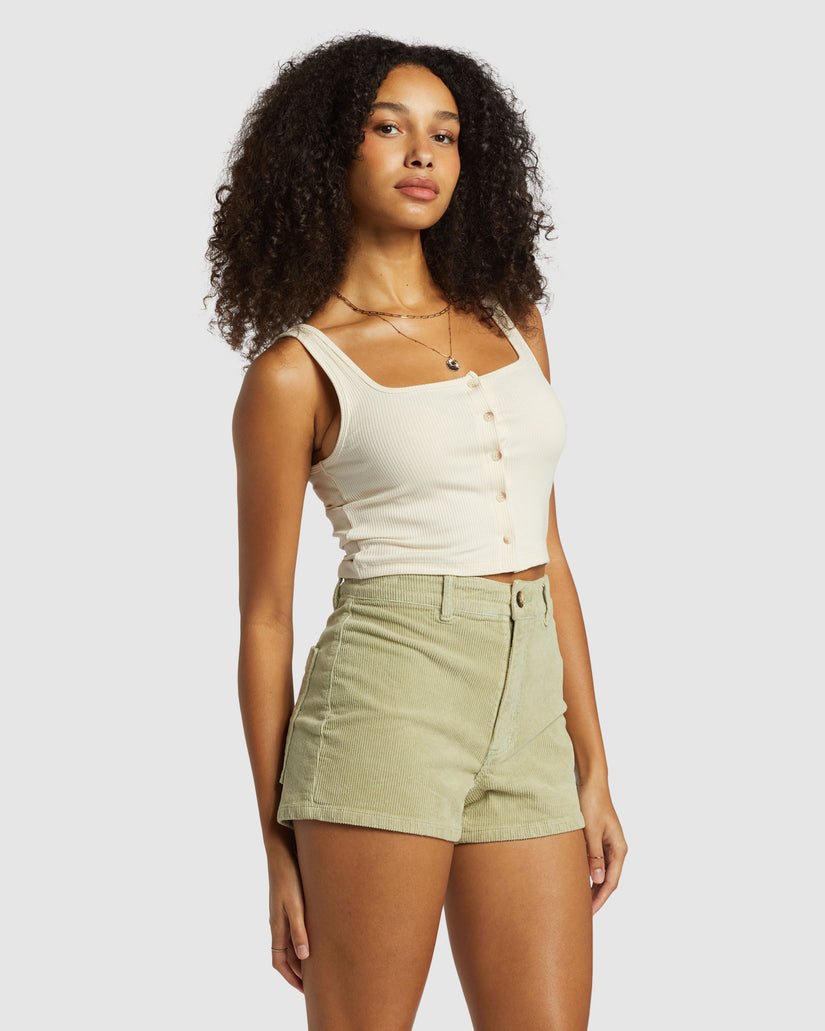 Womens Free Fall Cord Shorts