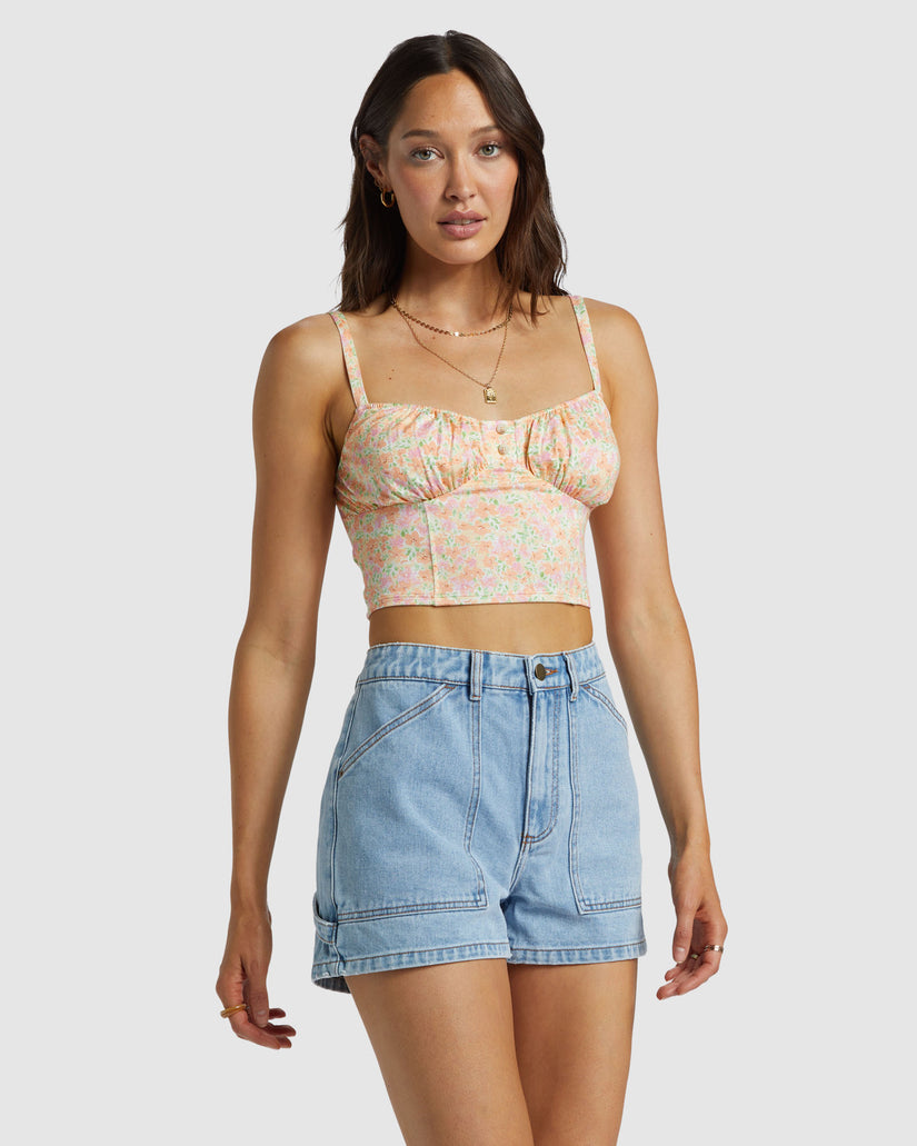 Womens Leia Denim Shorts