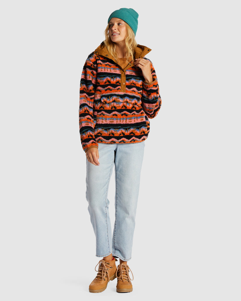 Womens Switchback Pullover Fleece