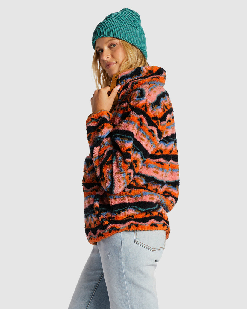 Womens Switchback Pullover Fleece