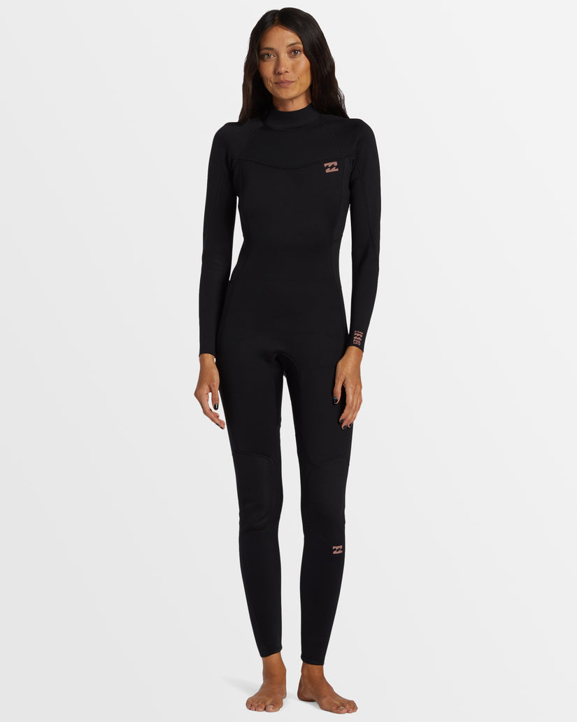 Womens 3/2mm Foil Back Zip Steamer Wetsuit