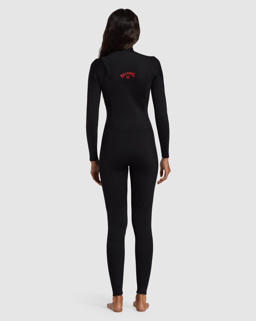 Womens 3/2mm Foil Chest Zip Steamer Wetsuit