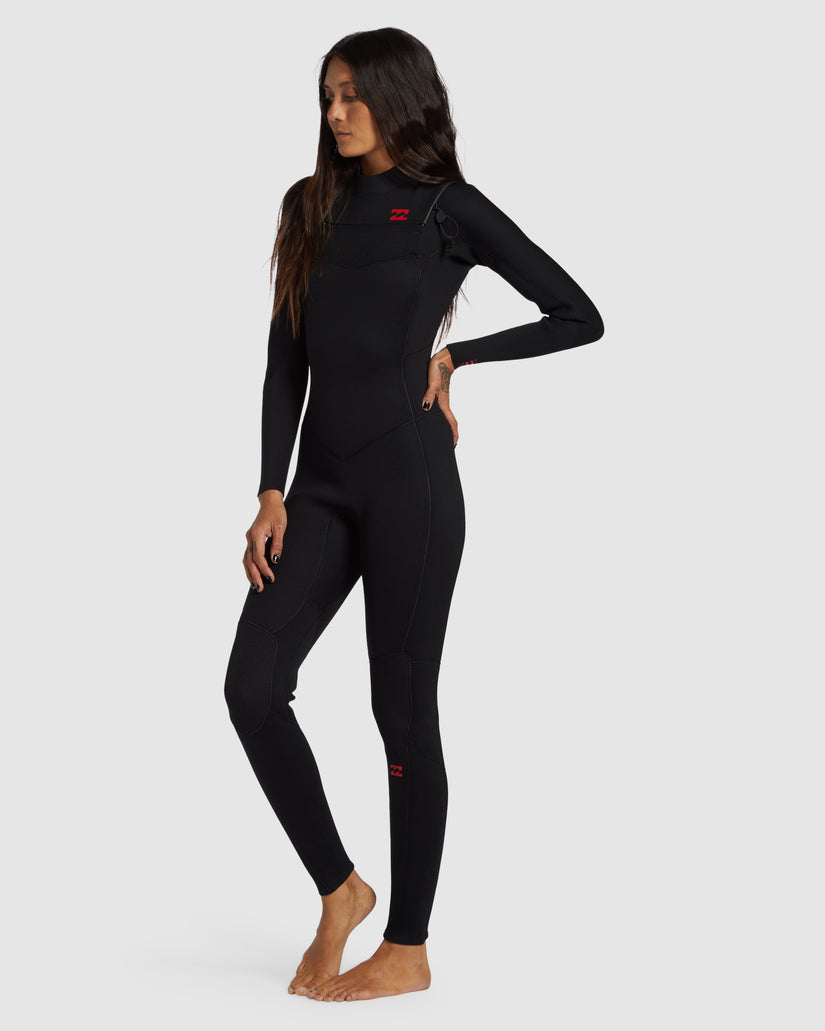 Womens 3/2mm Foil Chest Zip Steamer Wetsuit