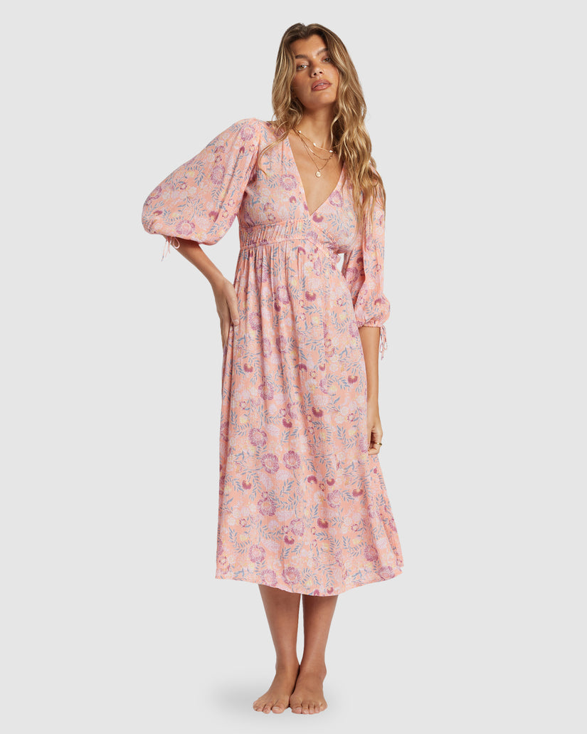 Paradise Sky Midi Dress