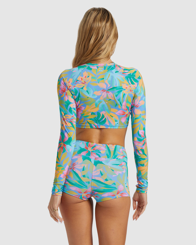 Tropic Daze Crop Rash Vest