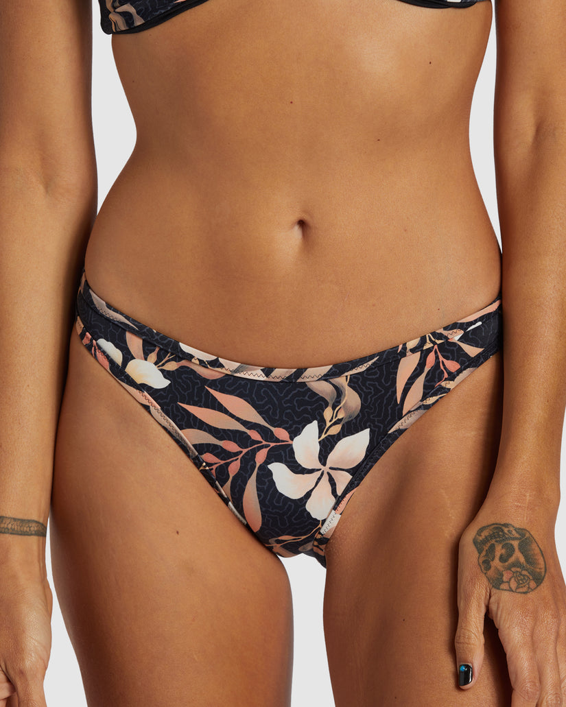 Womens Coral Gardeners High Leg Bikini Bottom