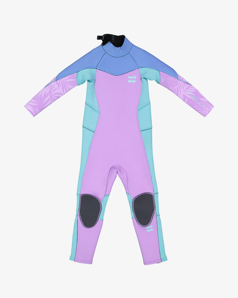 Girls 0-7 3/2mm Synergy Back Zip Wetsuit