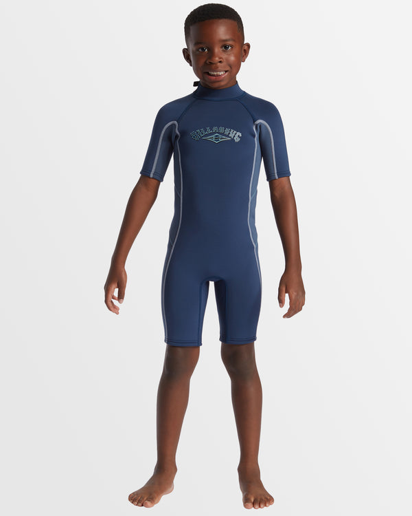 Boys 0-7 2/2mm Absolute Back Zip Springsuit