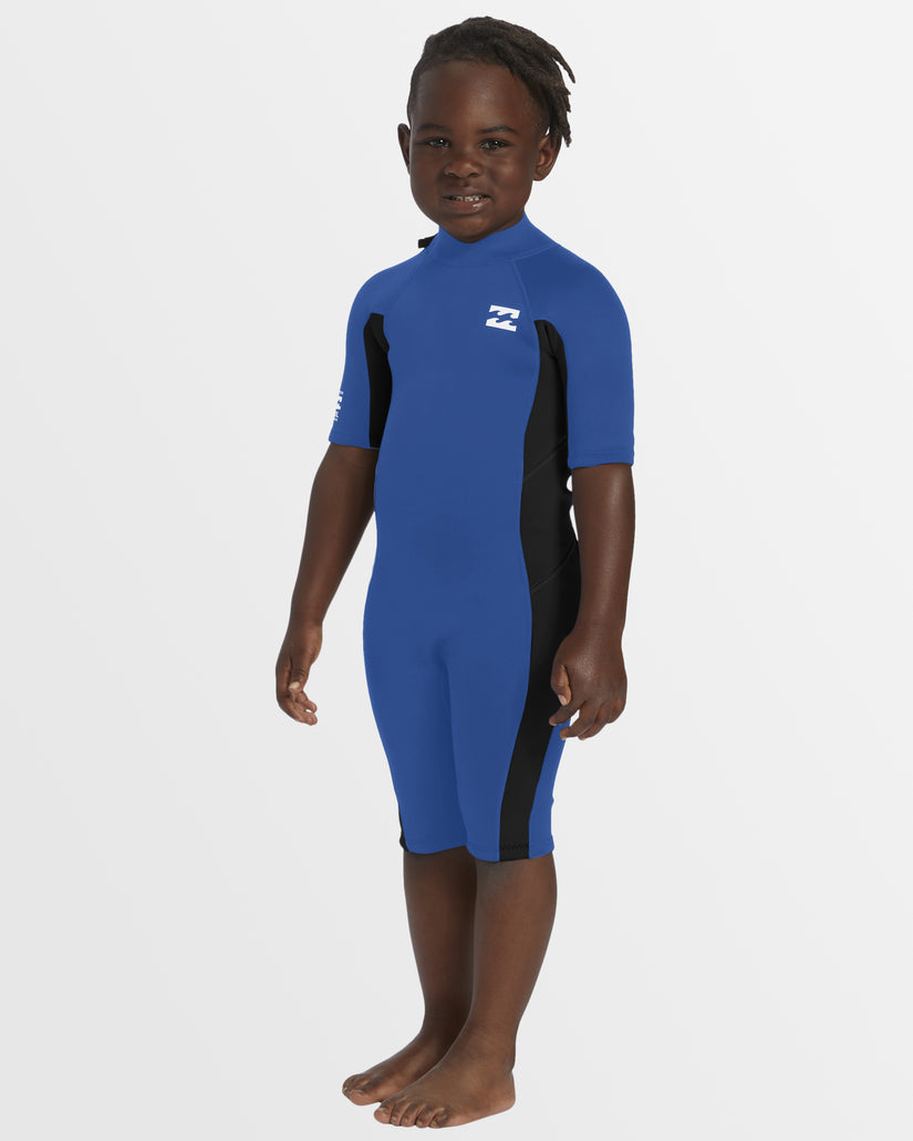 Boys 0-7 2/2mm Foil Back Zip Springsuit