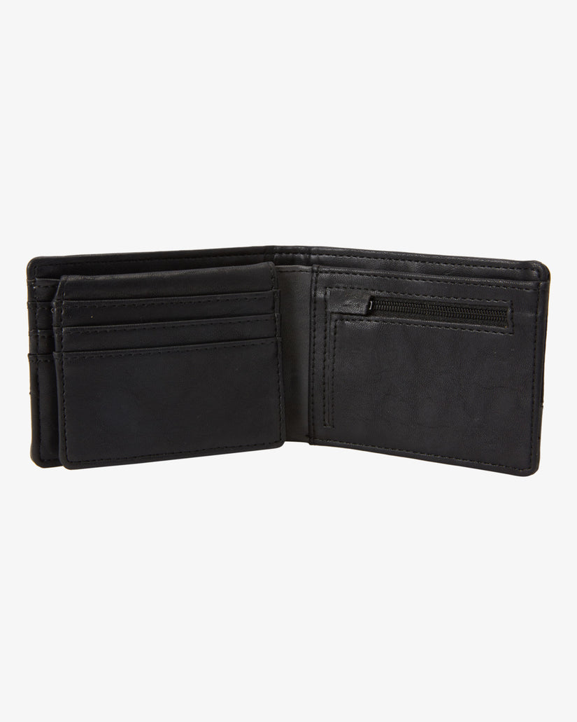 Mens Dimension Faux Leather Bi-Fold Wallet