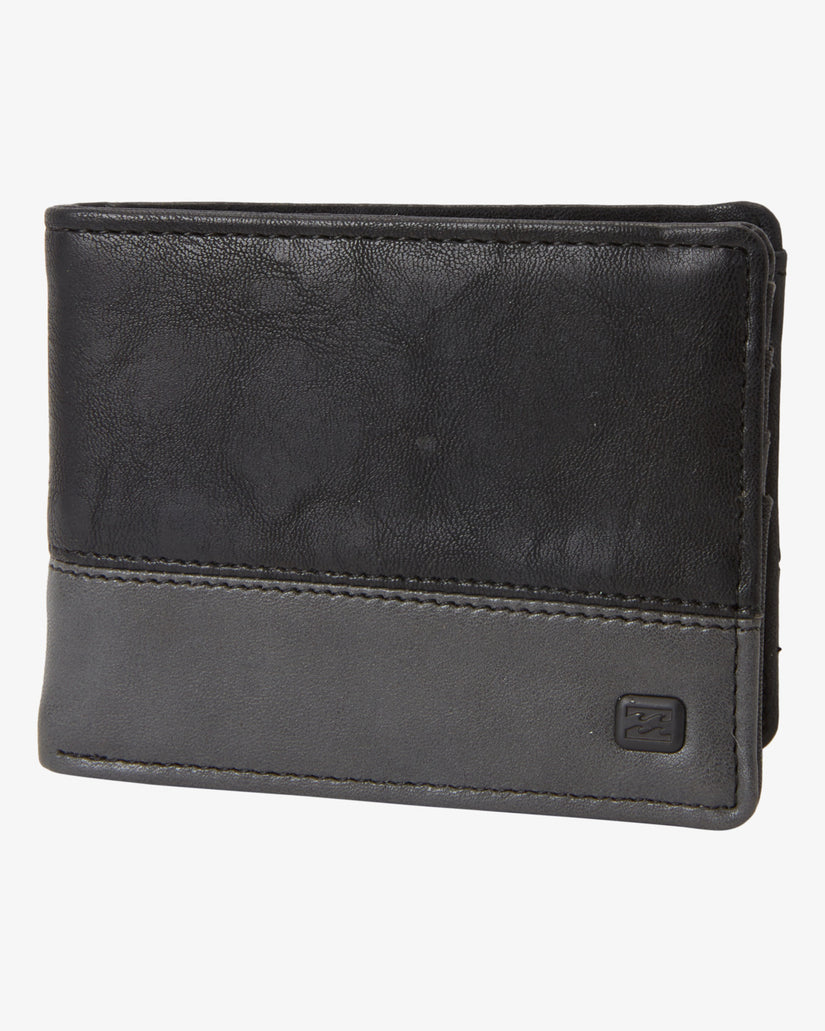 Mens Dimension Faux Leather Bi-Fold Wallet