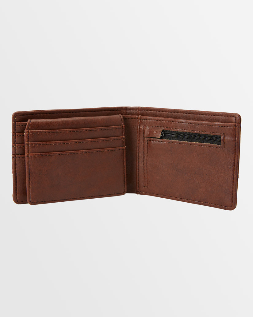 Dimension Faux Leather Bi-Fold Wallet