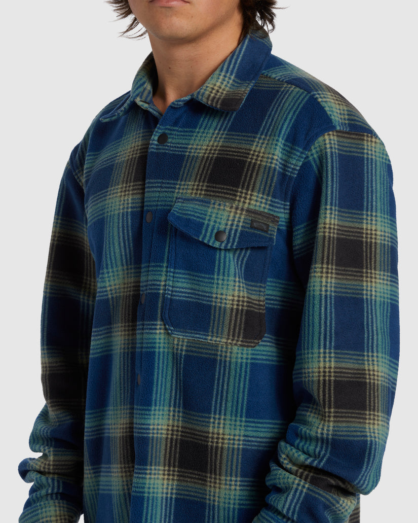 Mens A/Div Furnace Flannel Fleece Top