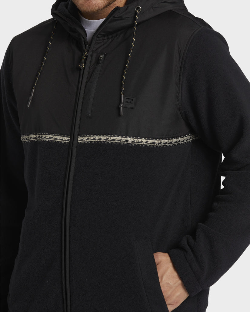 Mens Boundary Lite Zip Up Hoodie