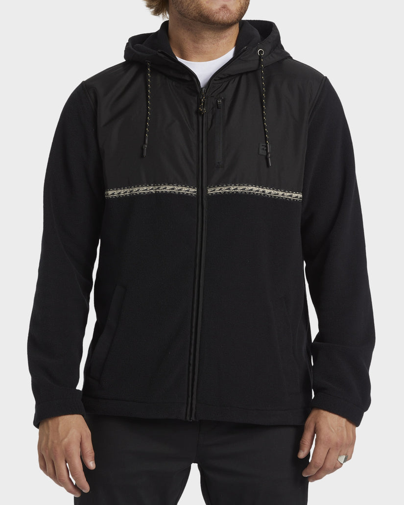 Mens Boundary Lite Zip Up Hoodie