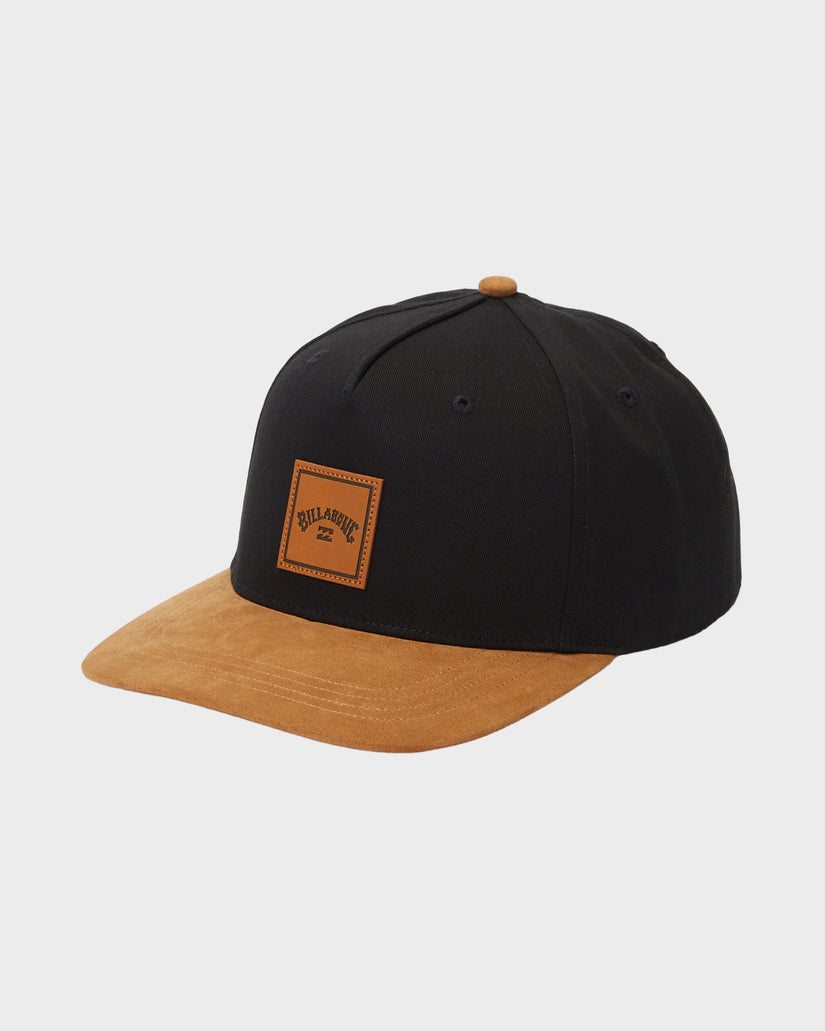 Mens Stacked Snapback Cap