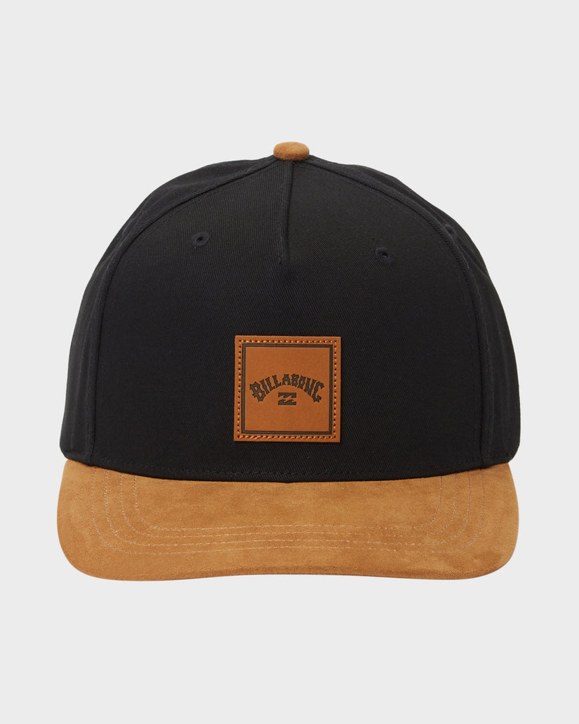 Mens Stacked Snapback Cap