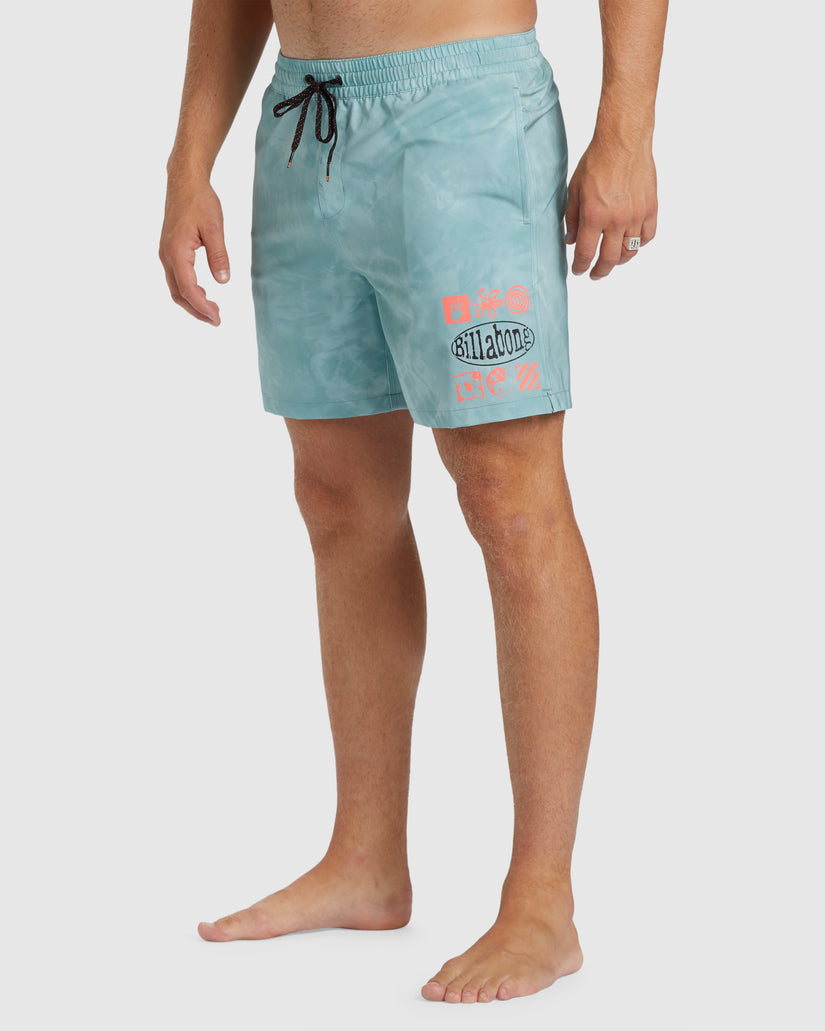 Mens D Bah Layback Boardshorts