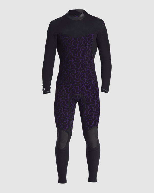 Mens 3/2mm Furnace Comp Back Zip Steamer Wetsuit