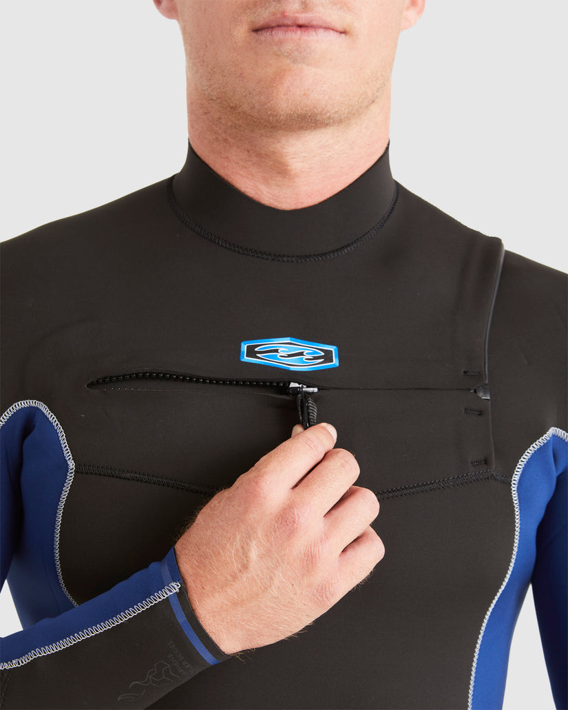 Mens 3/2mm Absolute Chest Zip GBS Steamer Wetsuit