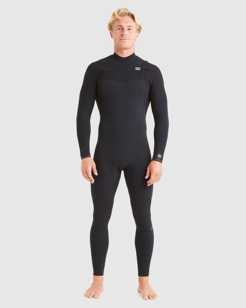 Mens 3/2mm Furnace Comp Chest Zip Steamer Wetsuit