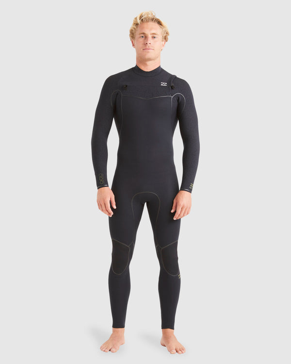 Mens 4/3mm Furnace Natural Chest Zip Steamer Wetsuit