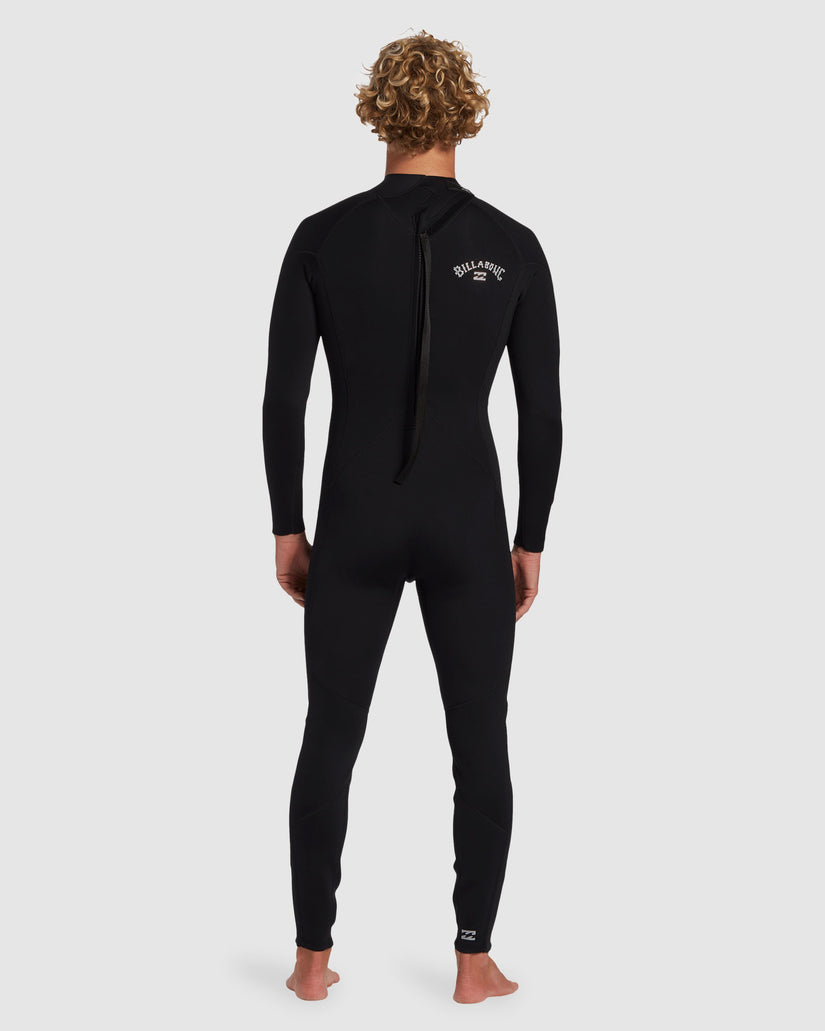 Mens 4/3mm Foil Back Zip Steamer Wetsuit