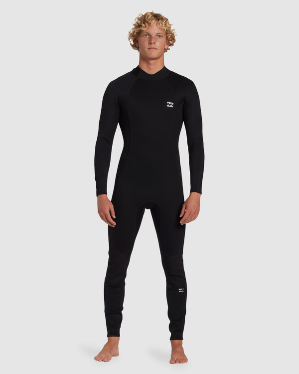 Mens 4/3mm Foil Back Zip Steamer Wetsuit