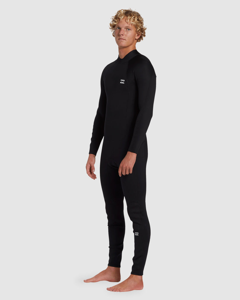 Mens 4/3mm Foil Back Zip Steamer Wetsuit