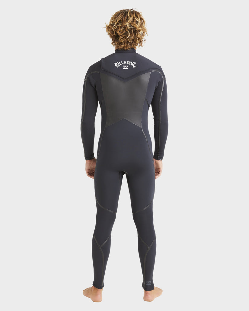 Mens 3/2mm Absolute Natural Chest Zip Steamer Wetsuit