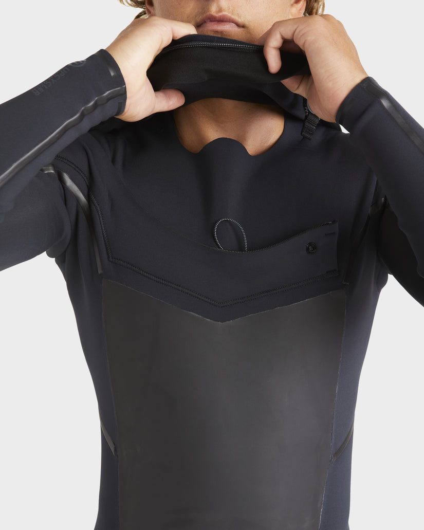 Mens 3/2mm Absolute Natural Chest Zip Steamer Wetsuit