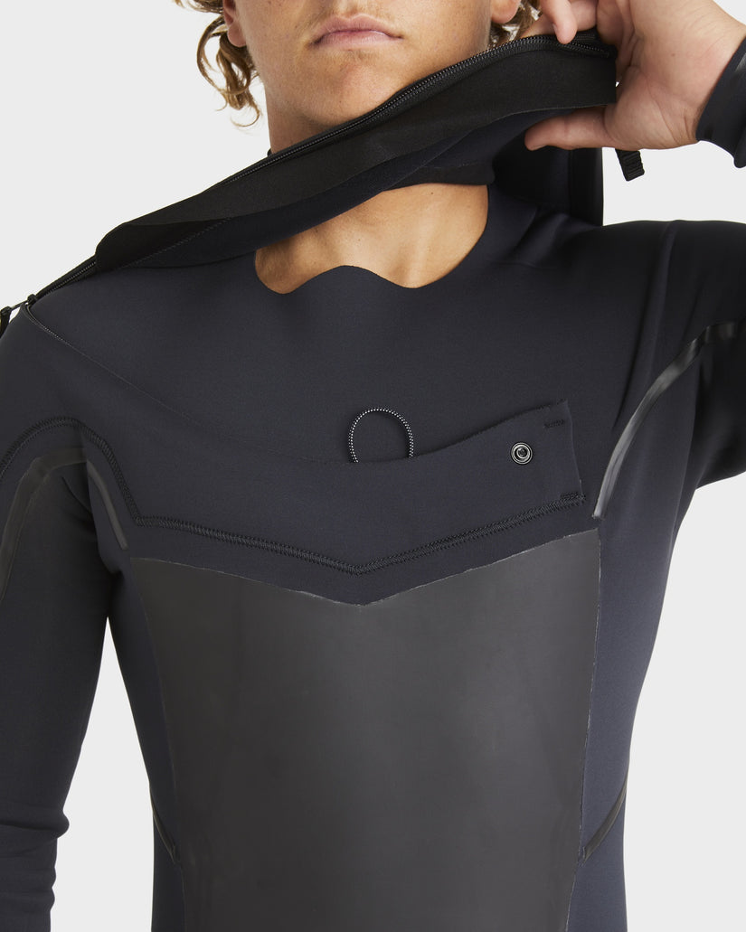 Mens 3/2mm Absolute Natural Chest Zip Steamer Wetsuit