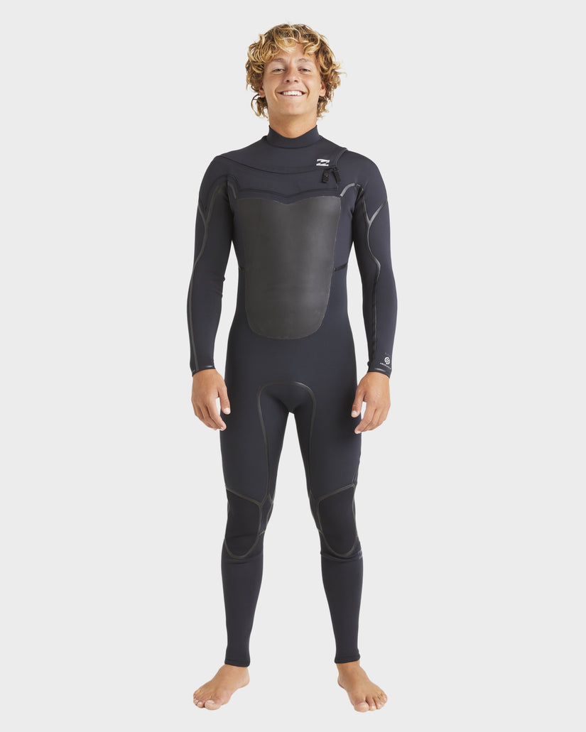 Mens 3/2mm Absolute Natural Chest Zip Steamer Wetsuit