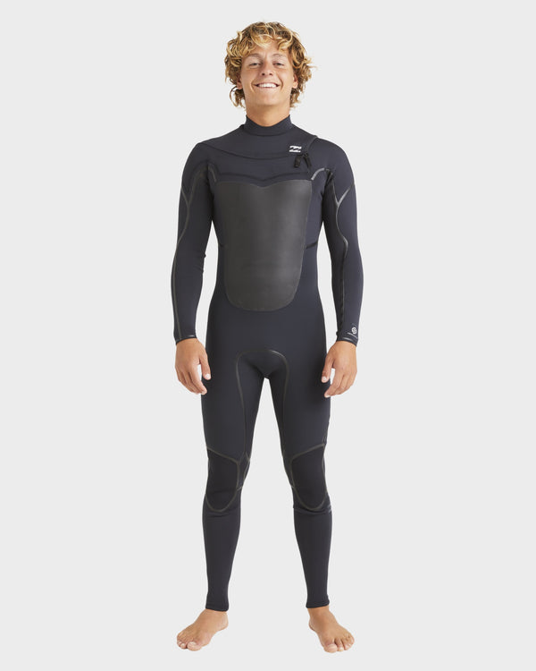 Mens 4/3mm Absolute Natural Chest Zip Steamer Wetsuit