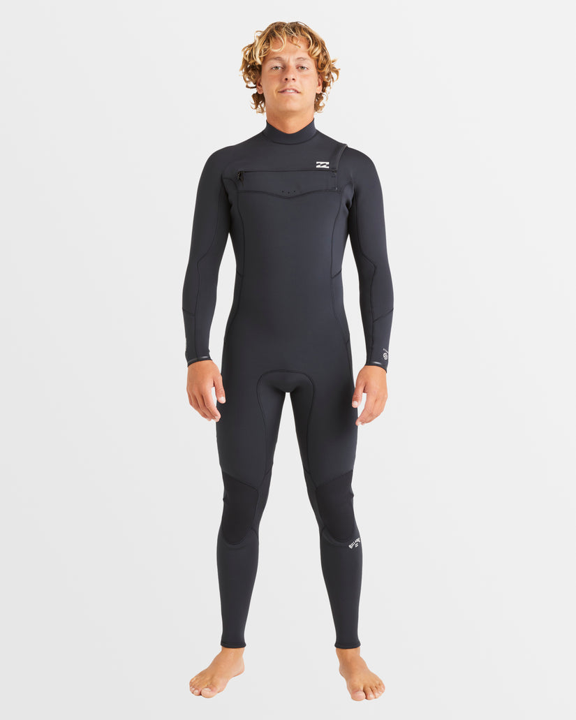 Mens 3/2mm Absolute Natural Chest Zip Steamer Wetsuit