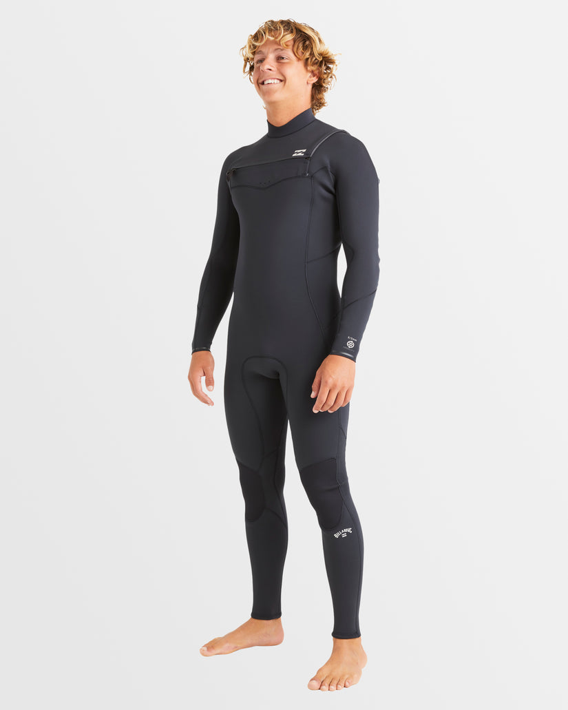 Mens 3/2mm Absolute Natural Chest Zip Steamer Wetsuit