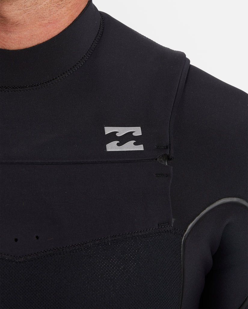 Mens 3/2mm Furnace Natural Chest Zip Steamer Wetsuit