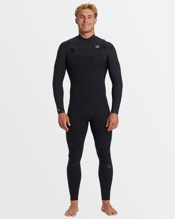 Mens 4/3mm Furnace Natural Chest Zip Steamer Wetsuit