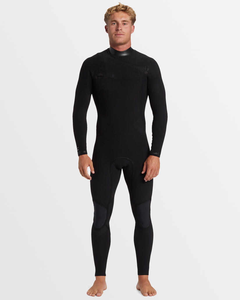 Mens 3/2mm Revolution Natural Chest Zip Steamer Wetsuit