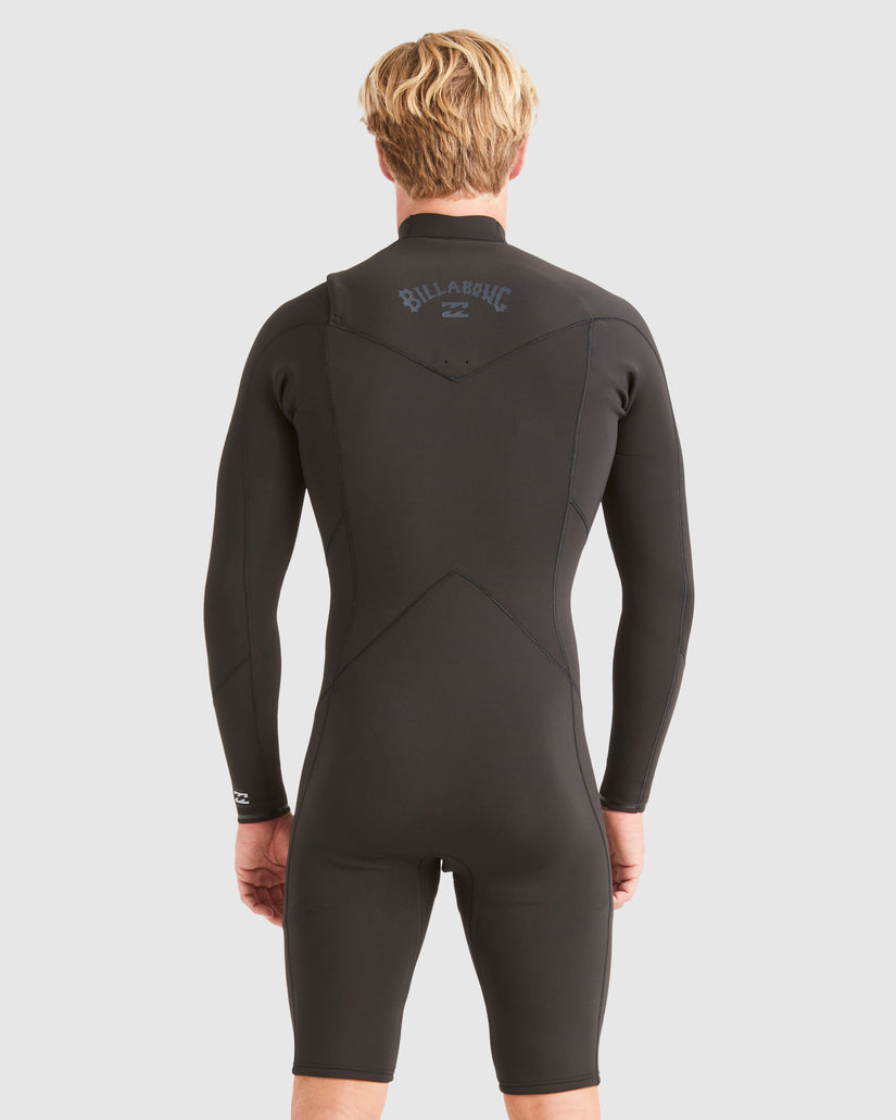 Mens 2/2mm Absolute Chest Zip GBS Long Sleeve Springsuit